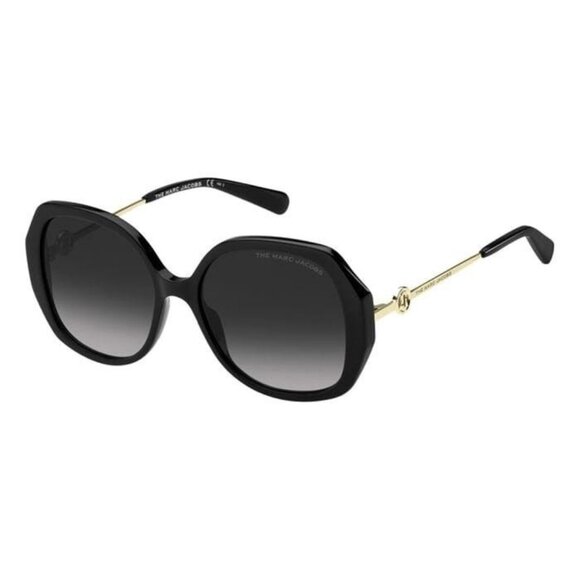 New MARC JACOBS Black Butterfly MARC 581/S 8079O Sunglasses Women - Picture 1 of 4